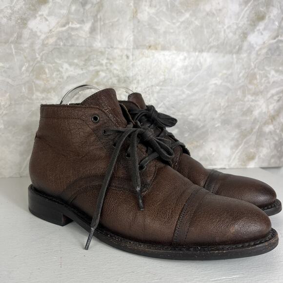 Thursday Boot Company Everyday Cap Toe Boots Men\'s 9 US Brown Leather Lace Up main image 6